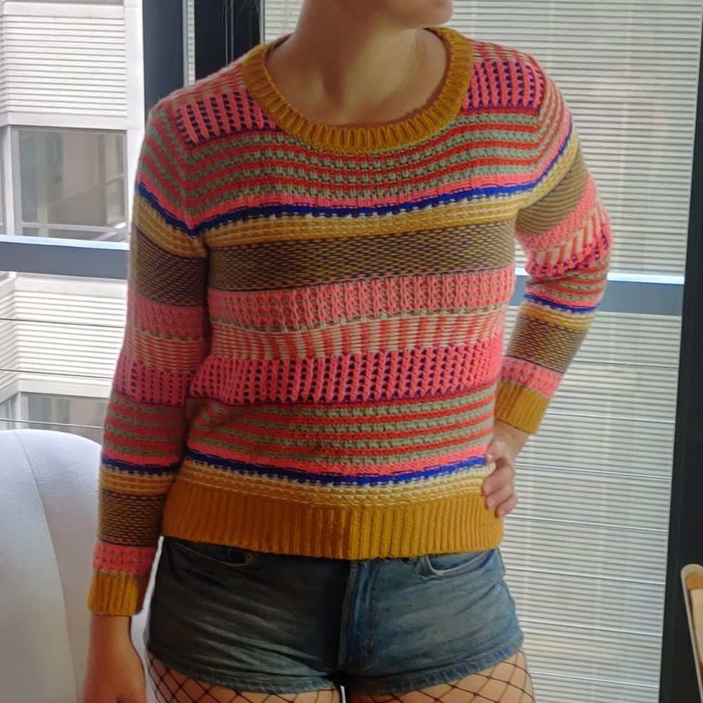 Top Shop Multicolored Striped Sweater